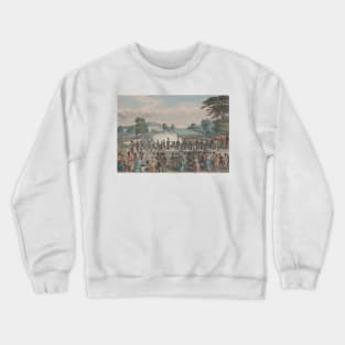 Mortar Battery at Woolwich by Charles Hunt Crewneck Sweatshirt